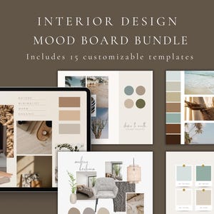 15 Interior Design Mood Board Templates
