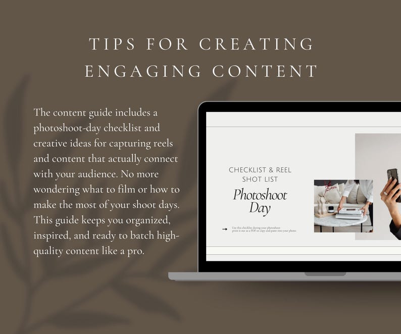 Social Media Content Calendar Template for Canva & Excel - Interior ...