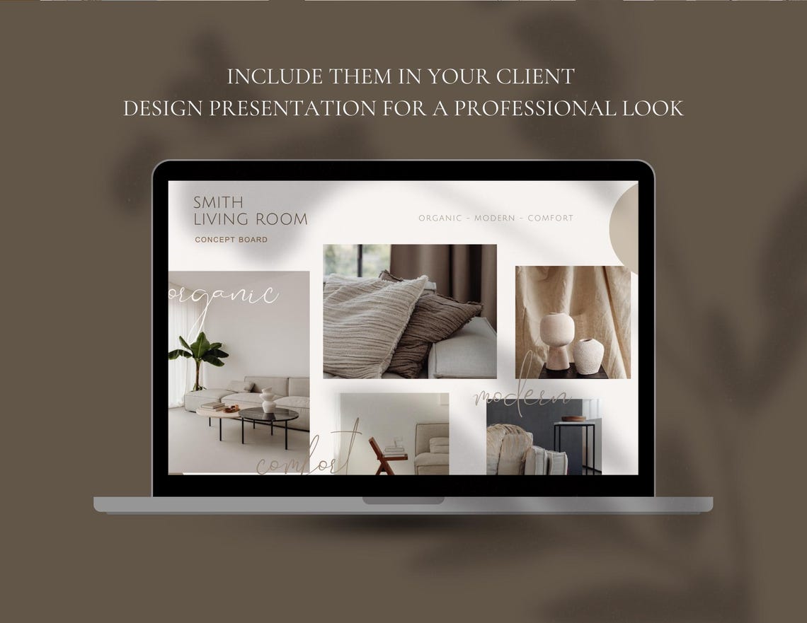15 Interior Design Mood Board Templates - Etsy