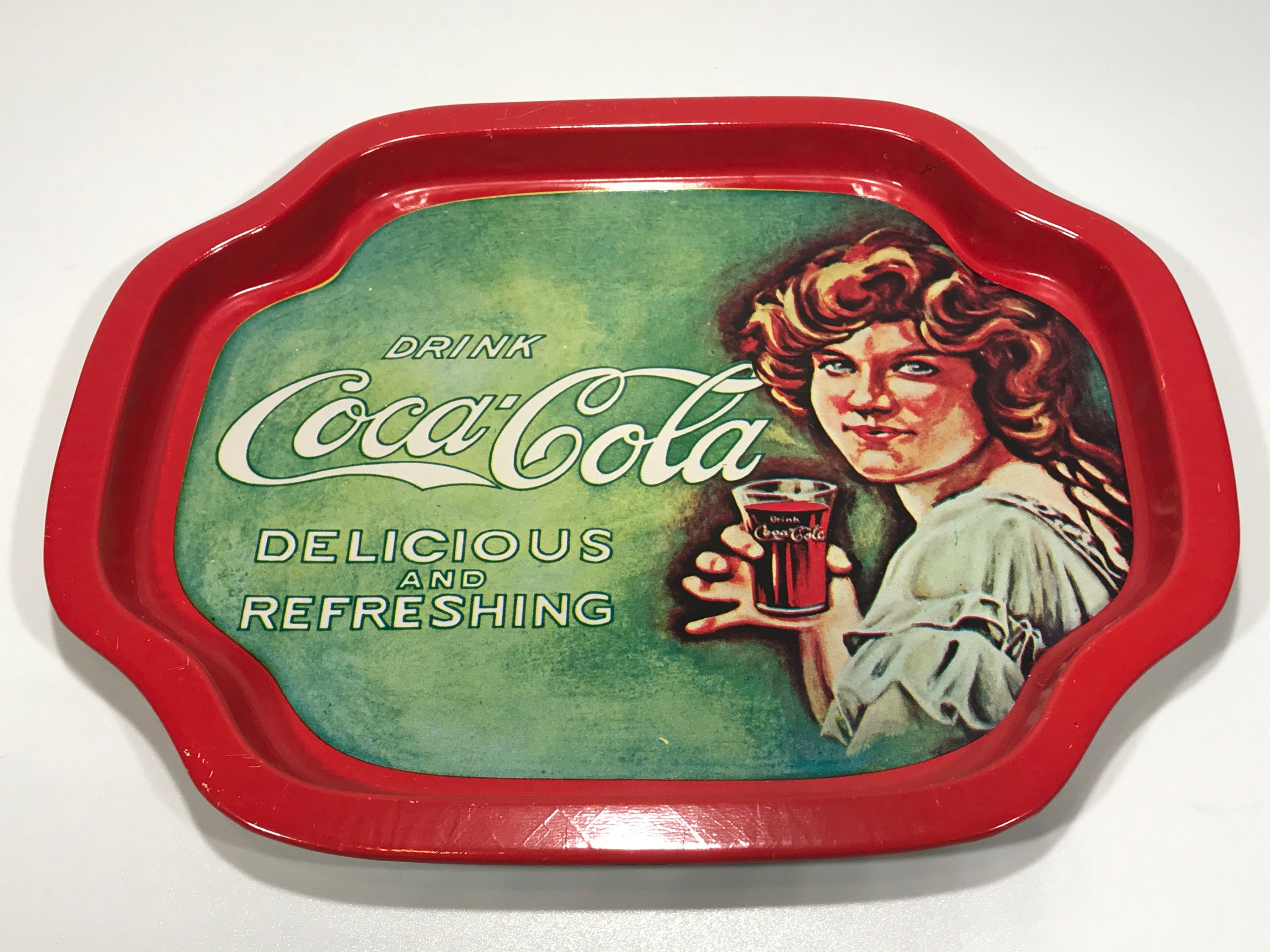 Coca-Cola Galvanized Tin Serving Tray