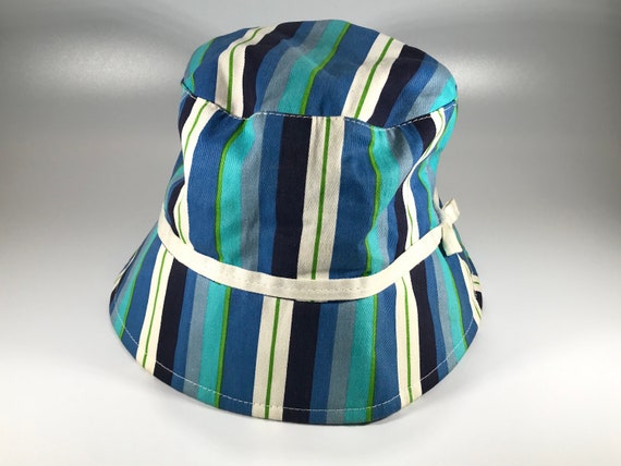 Paris Accessories Inc Striped Female Bucket Hat L… - image 1