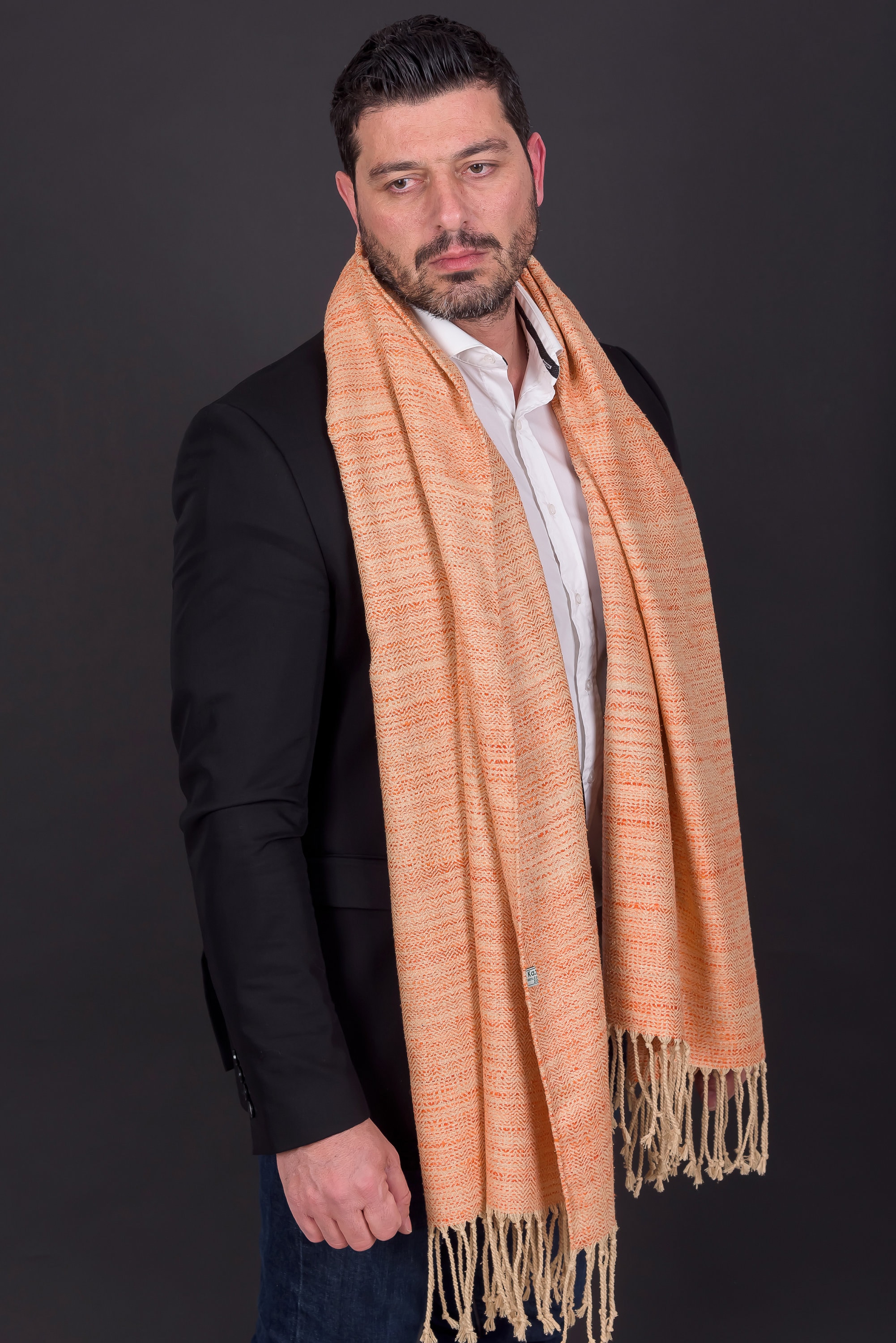 Silk Scarf Men Long Scarf Handpainted Scarf Summer Scarf Etsy