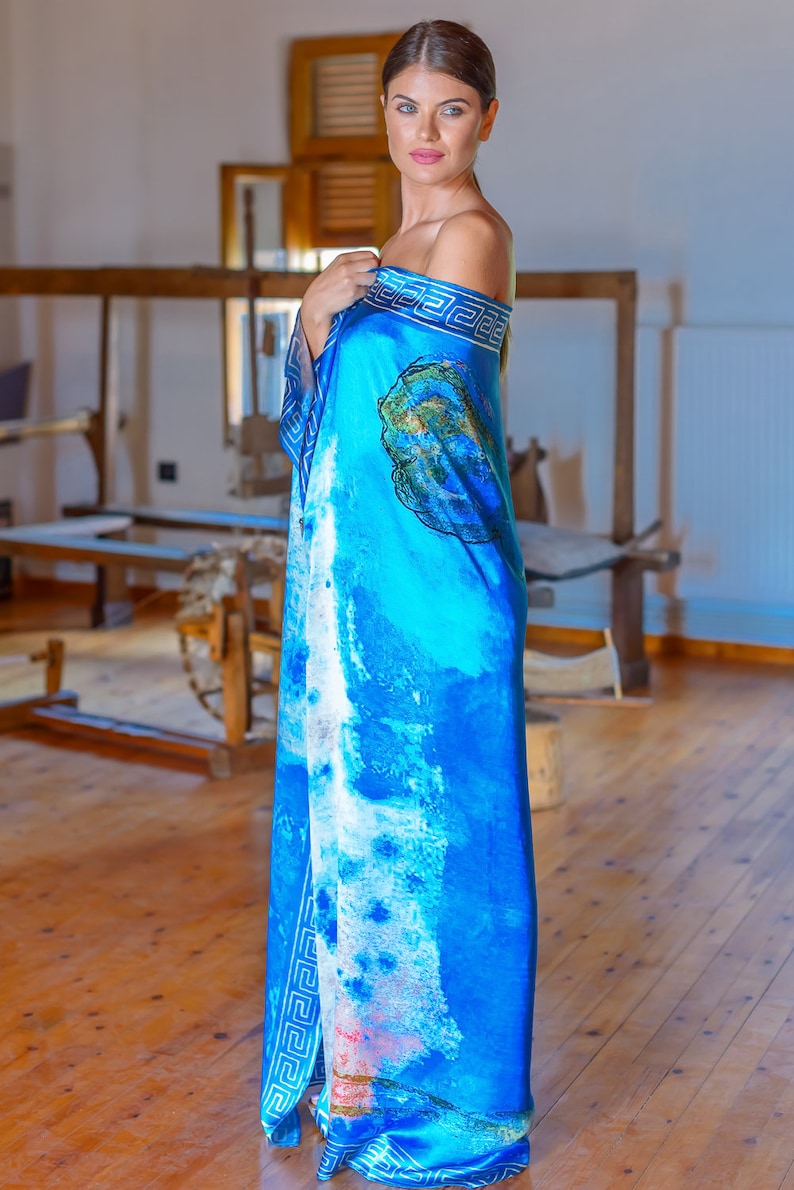 Scarf Silk Dress