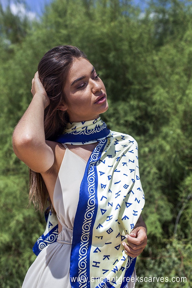 ancientgreekscarves greek silk scarves