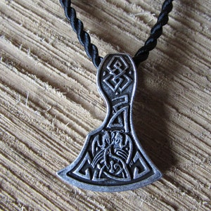 The Axe of Perun Slavic Pendant Necklace