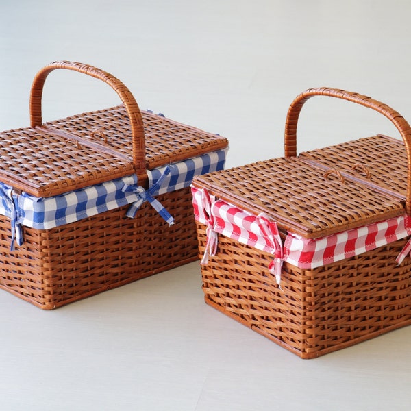 Small Picnic Baskets Etsy