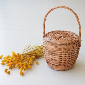 Jane Birkin Basket, Jane Birkin Bag, Market Bag, Round Wicker Basket ...