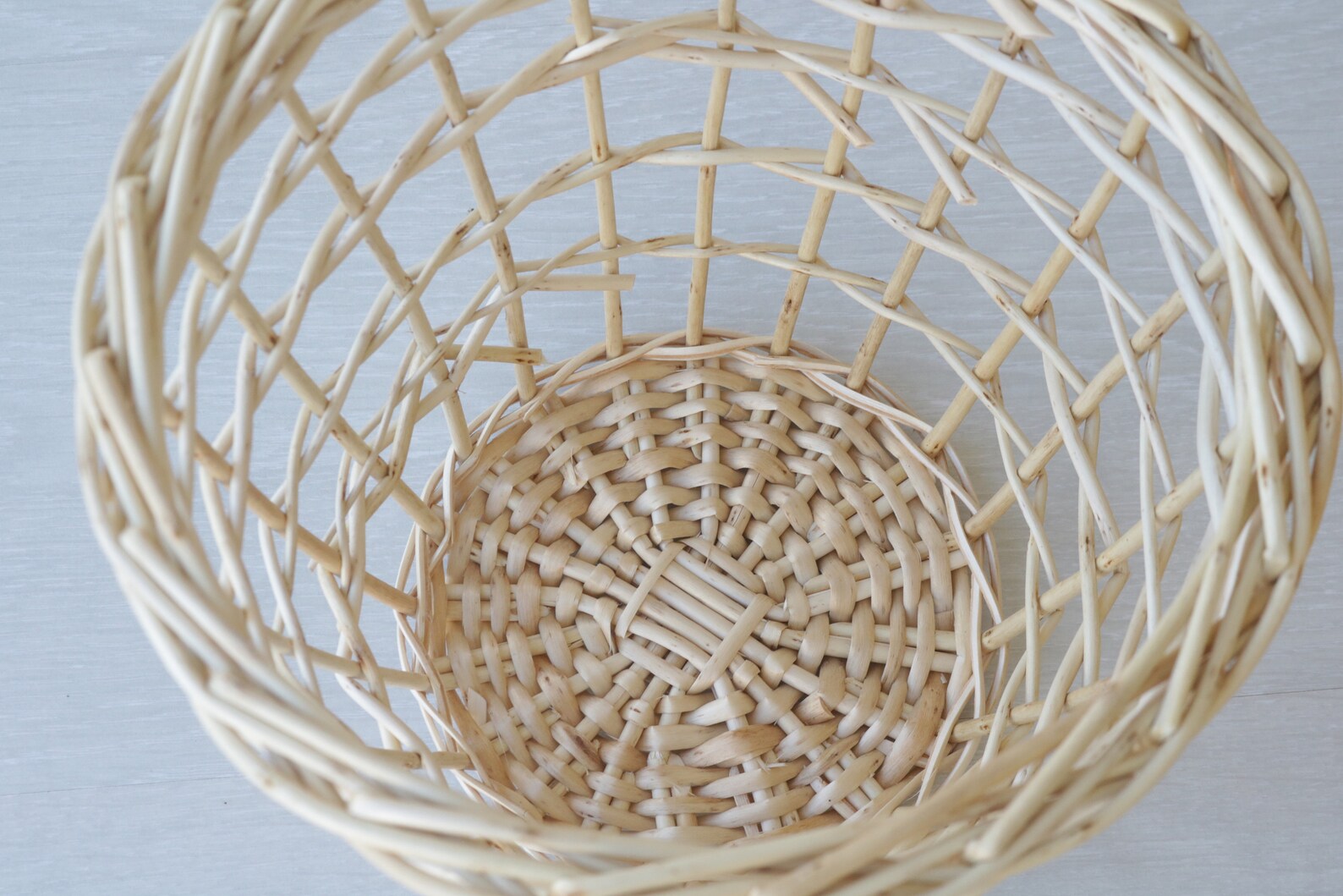 Hanging Wicker Basket Onions Basket Storage Basket Kitchen Etsy