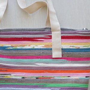 Einkaufstasche, Markttasche, Eco Reusable Bag, Strandtasche, vegane Tasche, bunte Tasche, Baumwolltasche, sac en coton, sac de plage, Strandtasche Bild 10
