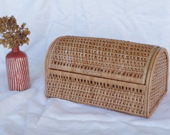 Bread basket, bread bag, wicker box, Kitchen Food Storage, Mothers Day Gift, Housewarming Gift, kitchen decoration, Farmhouse decoration.