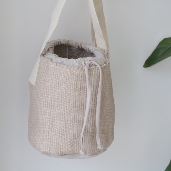 Cotton Bucket Bag, Crossbody Bag, Small Shoulder Messenger Bag, Eco friendly bag, bohemian bag, holiday bag, Umhängetasche, sac bandoulière