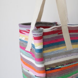 Einkaufstasche, Markttasche, Eco Reusable Bag, Strandtasche, vegane Tasche, bunte Tasche, Baumwolltasche, sac en coton, sac de plage, Strandtasche Bild 5