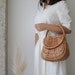 Wicker bag, Straw bag, Gondola basket bag, straw purse, market bag, sac de paille, Strohsack. 