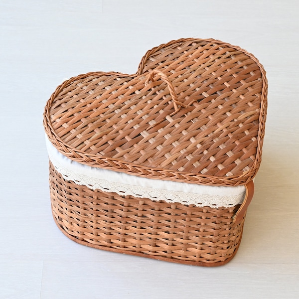 Heart Basket Etsy