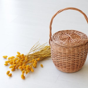 Jane Birkin Basket, Jane Birkin bag, market bag, round wicker basket, panier rond, picnic basket, fruit basket, panier jane birkin