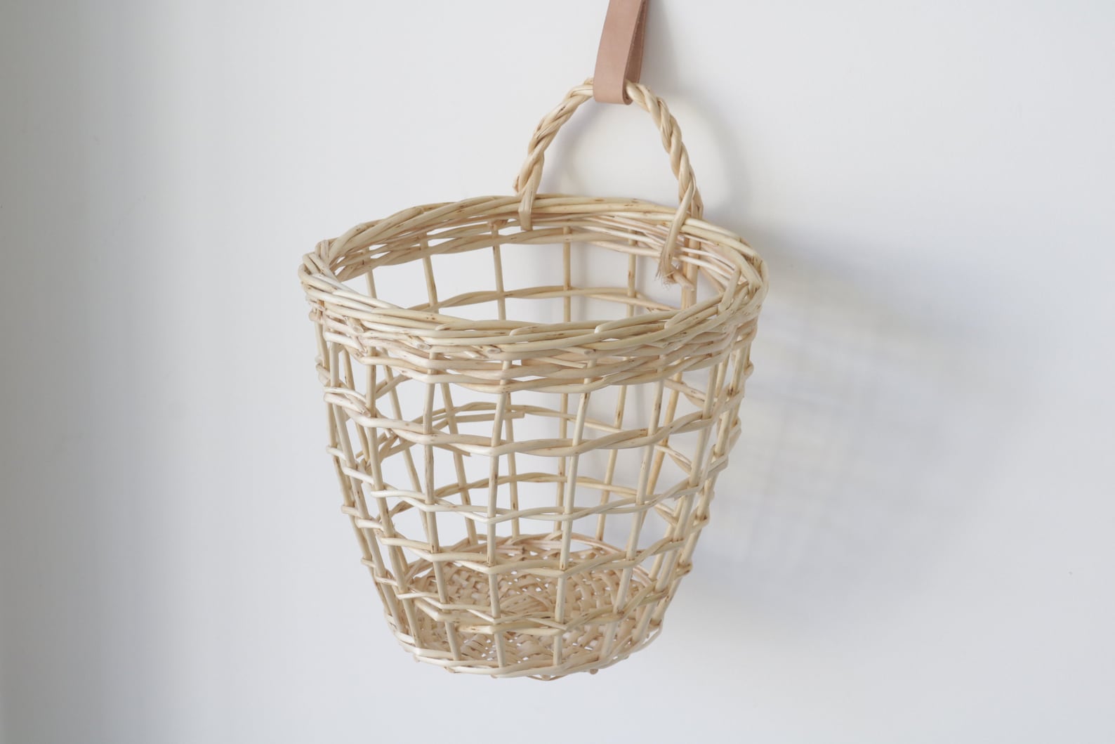 Hanging Wicker Basket Onions Basket Storage Basket Kitchen Etsy