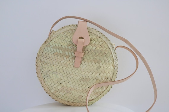sac panier rond bandouliere