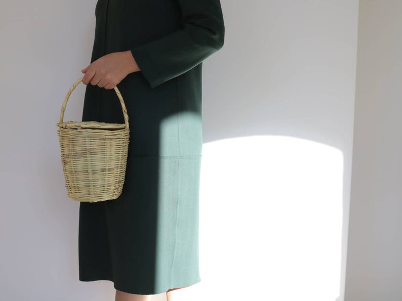 Jane Birkin Basket small, Handmade in Portugal, basket with lid, Handwoven Birkin Basket, cane basket, round basket bag, vegan bag 画像 4