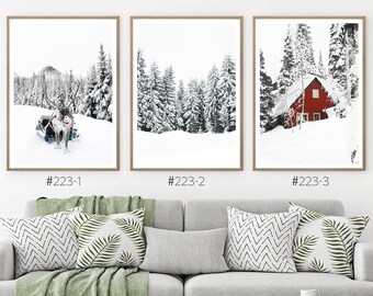 Winter Wall Art Etsy