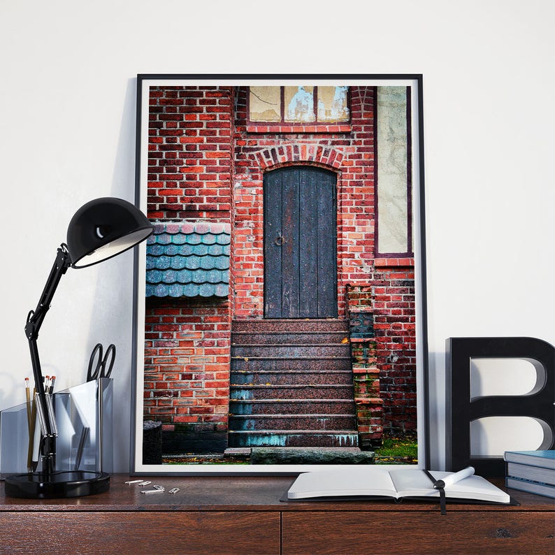 Rustic Wall Art Old House Prints Farmhouse Print Old Door Etsy
