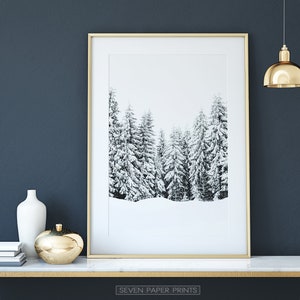 Winter Wonderland Printable Set of 3 Piece. Christmas Gallery Wall Art ...
