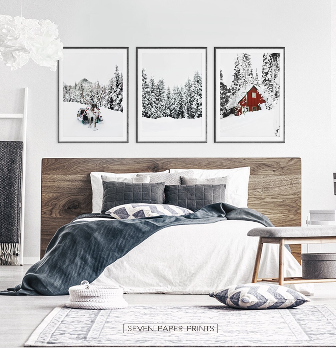 Winter Wonderland Printable Set of 3 Piece. Christmas Gallery - Etsy