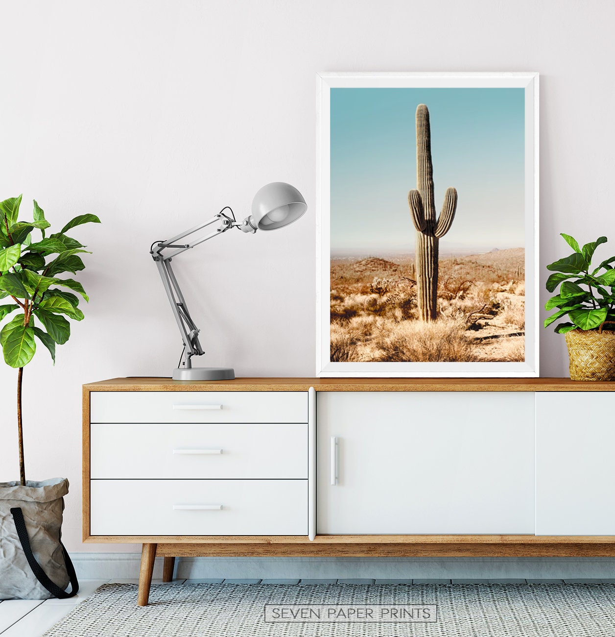 Boho Grand Canyon Set of 3 Prints. Desert Cactus Photo in - Etsy UK