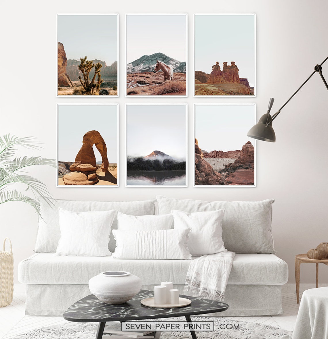 Arches National Park Utah Wall Art Set of 6 Prints UT Desert Etsy