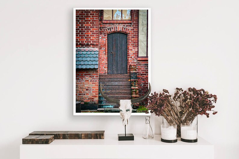 Rustic Wall Art Old House Prints Farmhouse Print Old Door Etsy