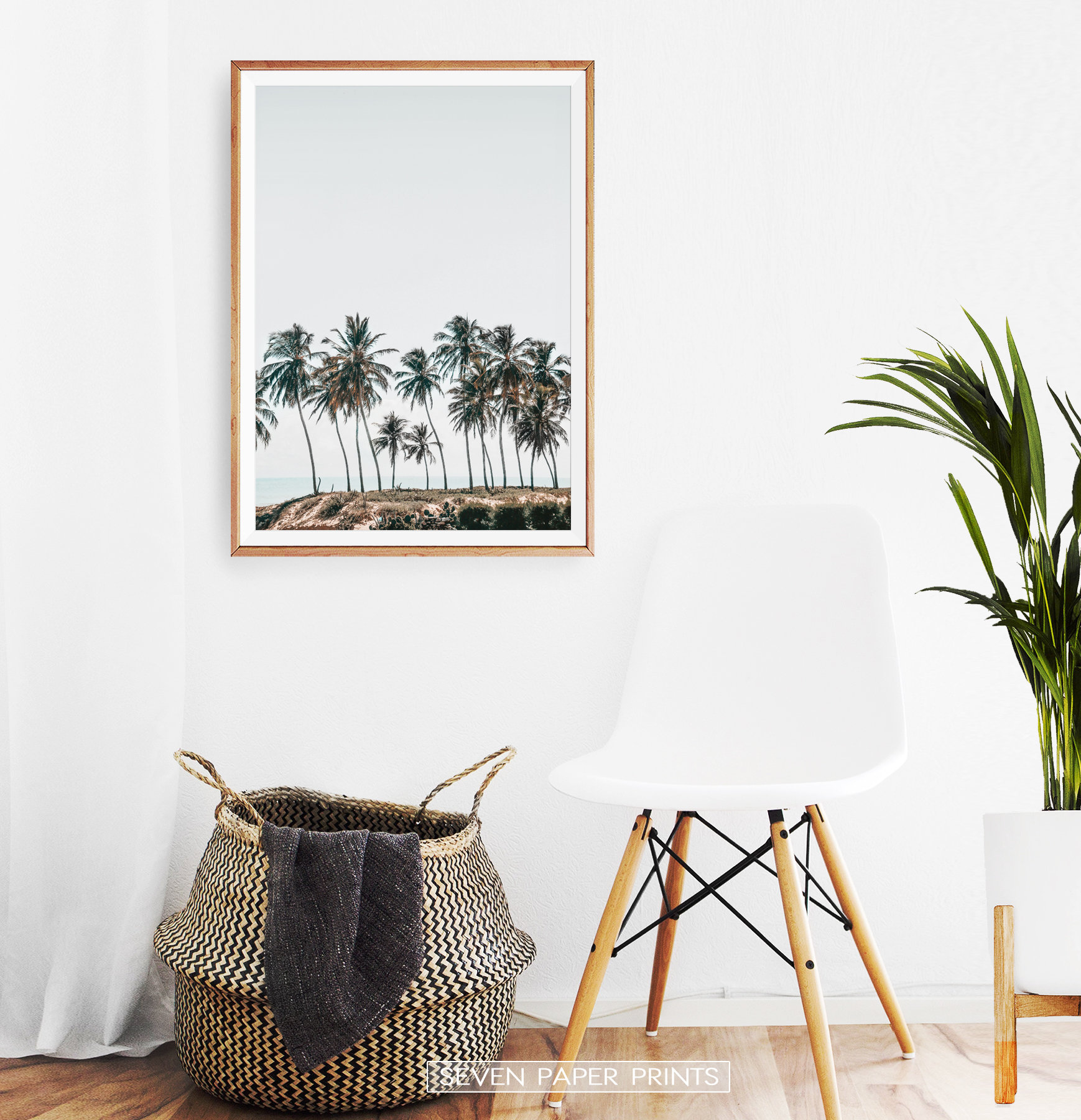 Palm Trees Wall Art Coastal Print Tropical Photo Desert Etsy
