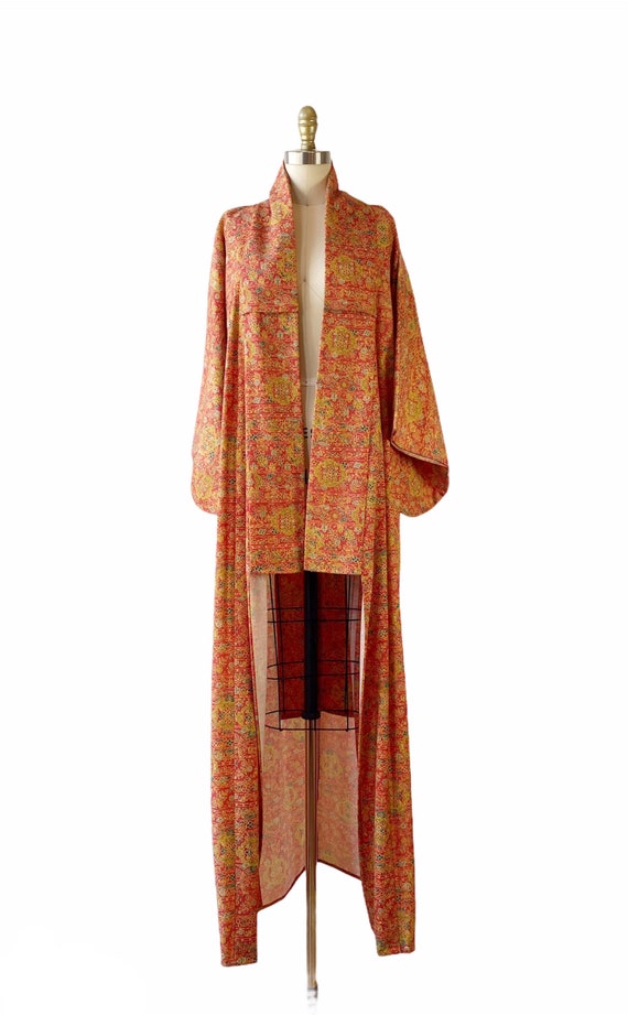 Vintage Japanese Kimono - Vintage Kimono - Floral… - image 2