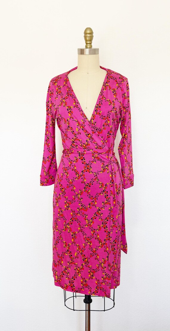 2000s Diane Von Furstenberg Wrap Dress / DVF Dres… - image 2