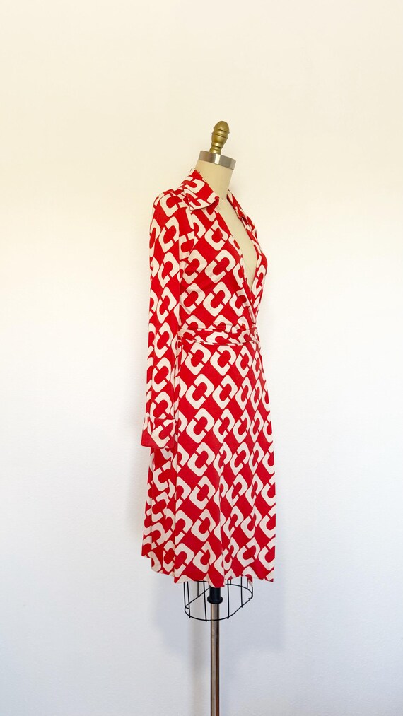 2000s Diane Von Furstenberg Wrap Dress / DVF Dres… - image 5