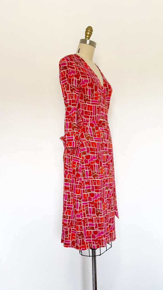 2000s Diane Von Furstenberg Wrap Dress / DVF Dres… - image 5