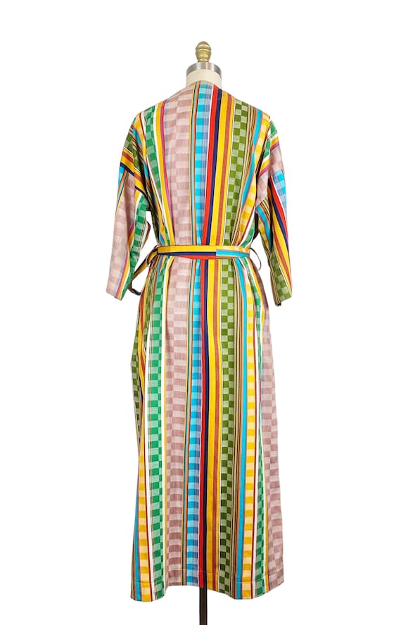 Vintage Caftan - 1970s Caftan - Rainbow Dress - S… - image 6