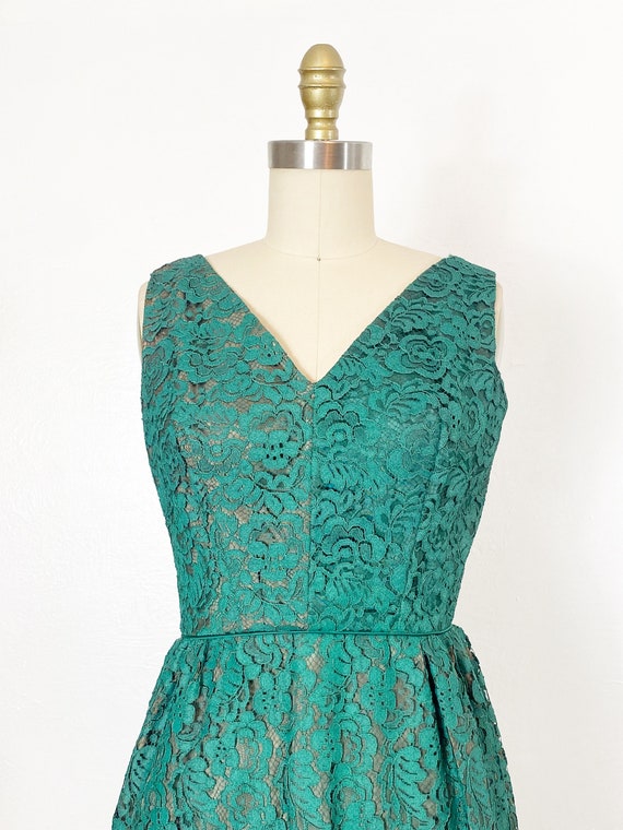 1960s Cocktail Dress - 1960s Lace Dress - 1960s F… - image 3