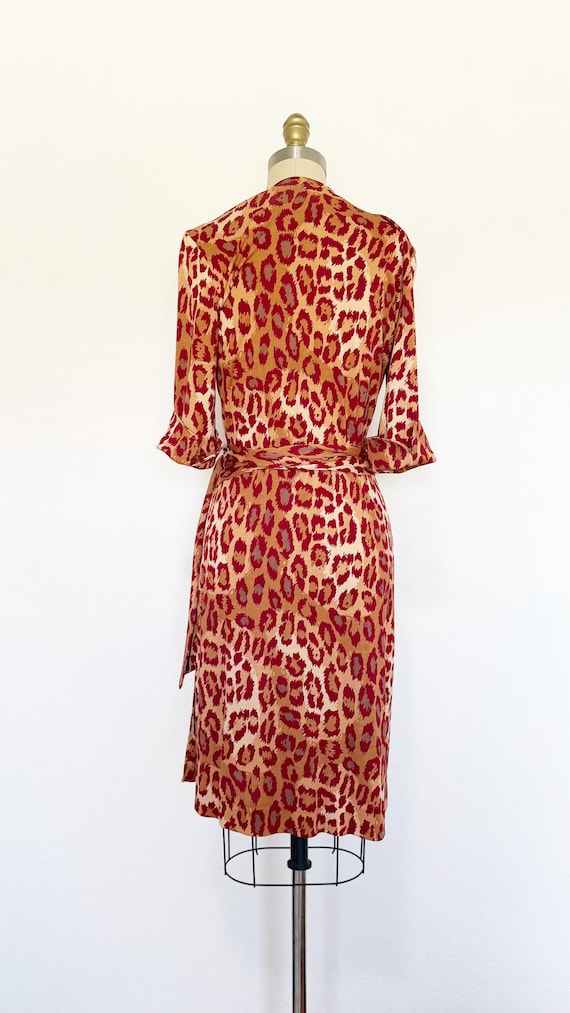 1990s Diane Von Furstenberg Wrap Dress / DVF Dres… - image 5