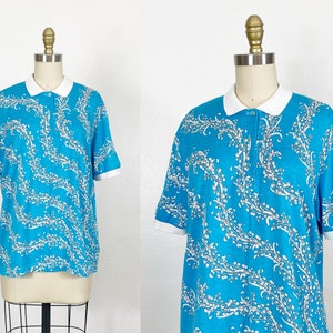 1960s Emilio Pucci Polo - Vintage Pucci Top - Emilio Pucci- Size Large