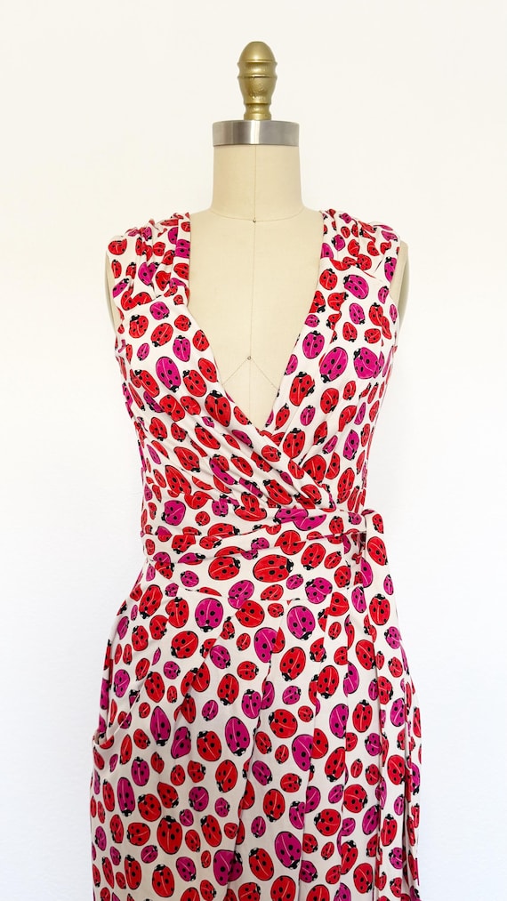 2000s Diane Von Furstenberg Wrap Dress / DVF Dres… - image 3