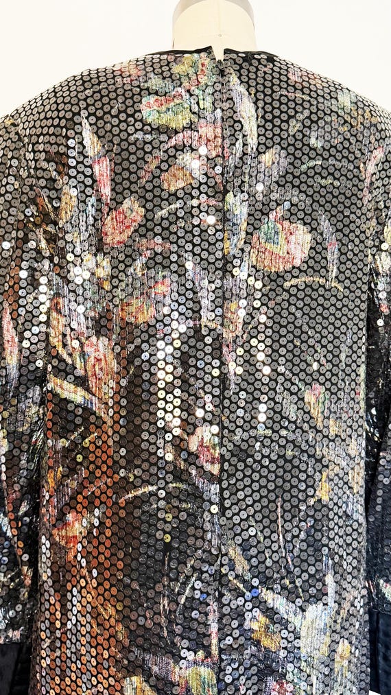 1980s Dress / 1980s Cocktail Dress / 1980s Party Dress / Size XL View 4