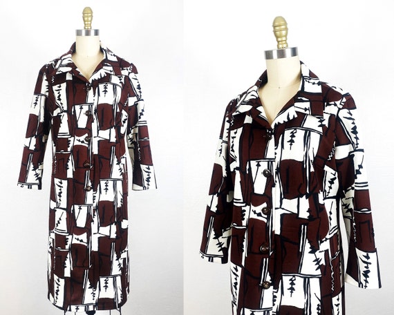 1960s Shirt Dress - 1960s Dress - 1960s Mod Dress 
