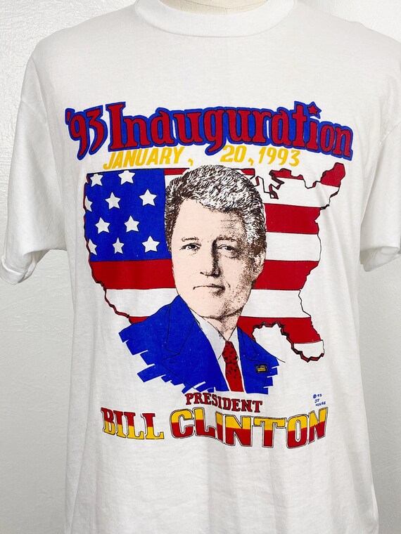 1990s Bill Clinton T Shirt - Bill Clinton Inaugur… - image 3