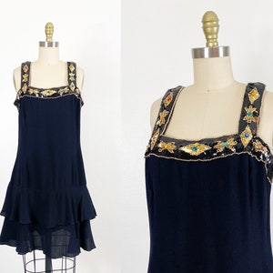 1980s Jessica McClintock Dress - 1980s Party Dress- 1980s Cocktail Dress - Size Medium