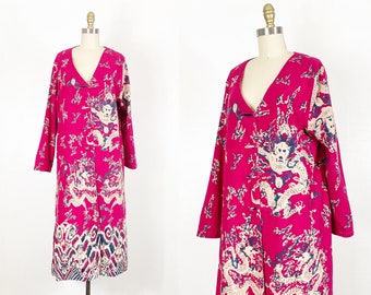 Chinese Bai Hua- Vintage Chinese Jacket - 1970s Chinese Jacket - Size Medium - Extra Large