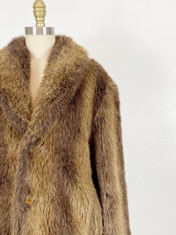 1970s Faux Fur Coat - Faux Fur Coat - Vegan Fur C… - image 2