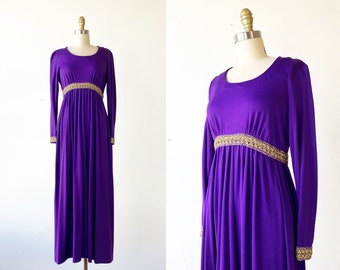 1960s Hostess Gown - 1960s Gown - 1960s Party Dress - Size Large