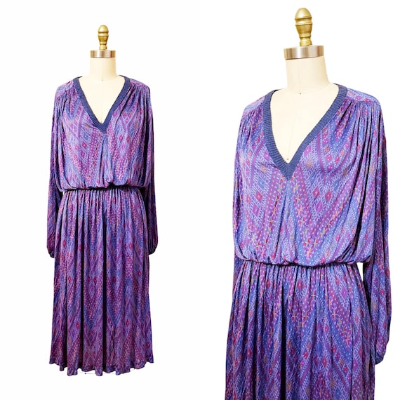 Missoni, 1970s Missoni Dress / 1970s Dress / Vintage Missoni / Size Small - Large
