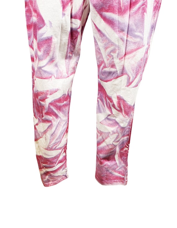 1980s Harem Pants - 1980s Tie Dye Pants - Size Me… - image 7