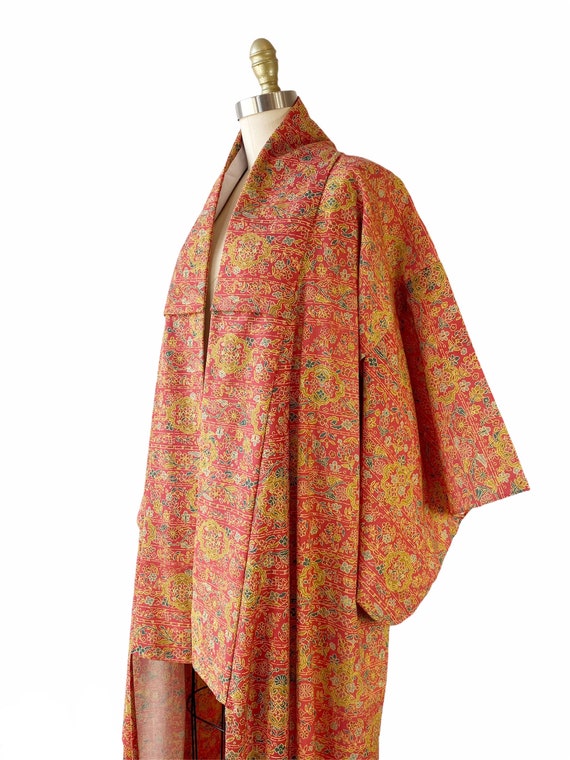 Vintage Japanese Kimono - Vintage Kimono - Floral… - image 6