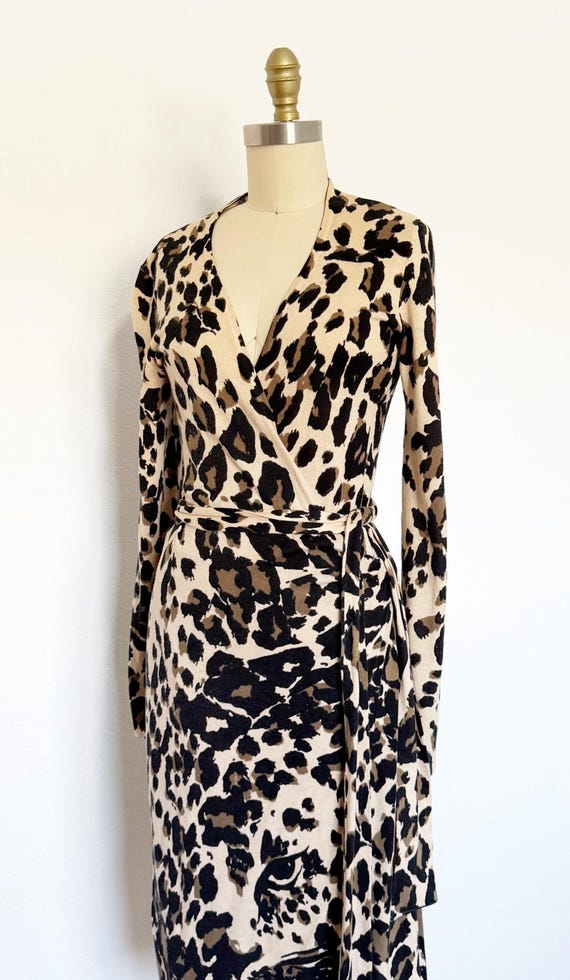 2000s Diane Von Furstenberg Wrap Dress / DVF Dres… - image 7